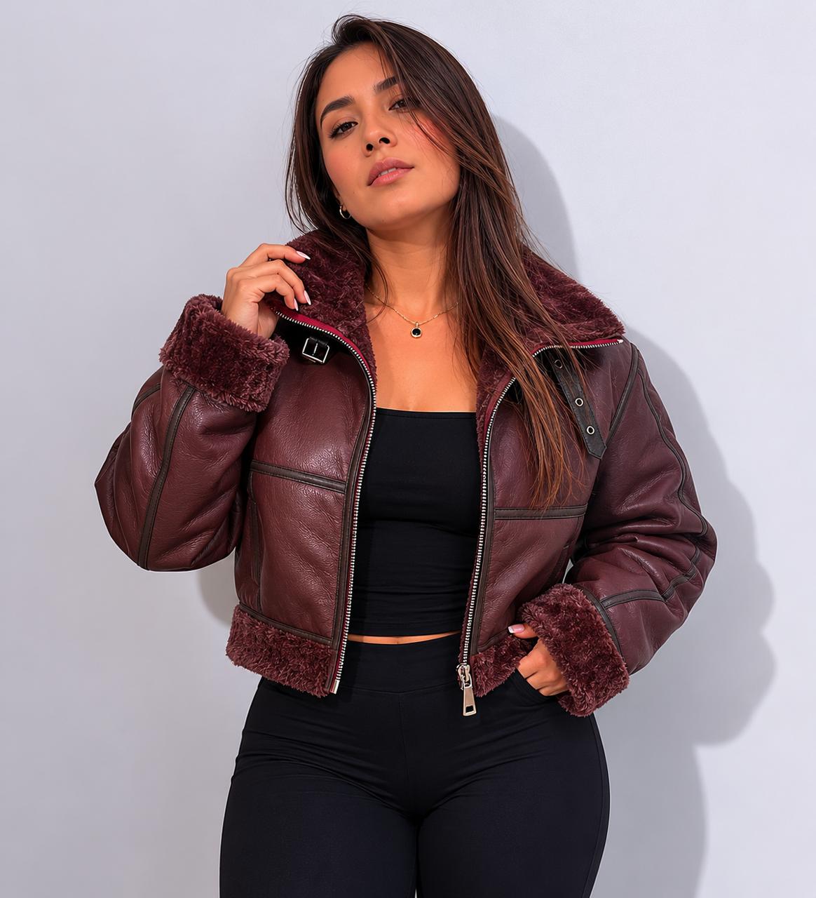 Chaqueta Cuero Paris