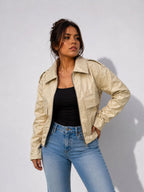 Chaqueta Cuero Pratto