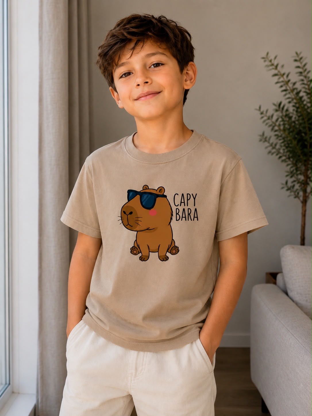 Camiseta niño Capy Bara