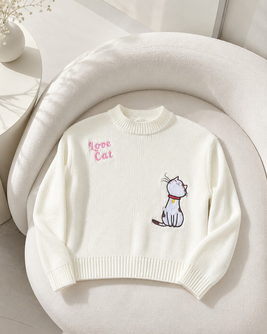 Buzo Tejido Love Cat