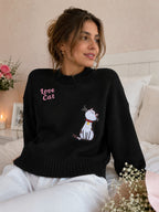 Buzo Tejido Love Cat