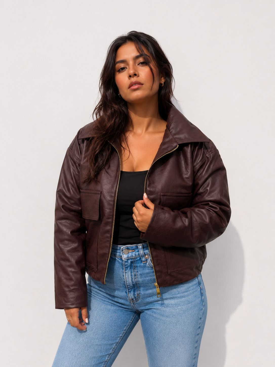 Chaqueta Cuero Pratto
